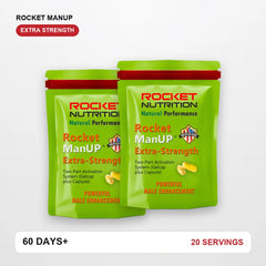 Rocket Manup Extra Strength 60 Days 20 Servings