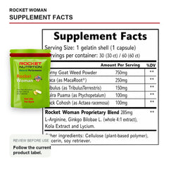 Rocket Woman Supplement Facts