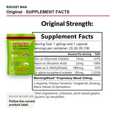Rocket Man Original Supplement Facts