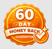 60 day money back guarantee!