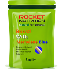 Rocket Nutrition Boost with Methylene Blue supplement pouch