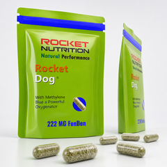 Rocket Dog 222 mg FenBen front and side pouch display