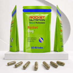 Rocket Dog 222 mg FenBen three-pouch pedestal display